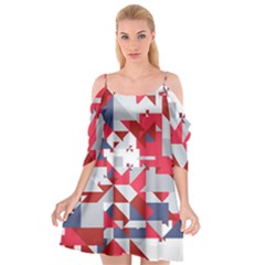 Technology Triangle Cutout Spaghetti Strap Chiffon Dress by Mariart