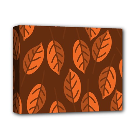 Pattern Leaf Plant Deluxe Canvas 14  X 11  (stretched)