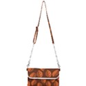 Pattern Leaf Plant Mini Crossbody Handbag View1