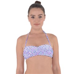 Star Curved Background Geometric Halter Bandeau Bikini Top by Mariart