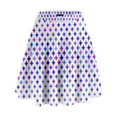 Star Curved Background Geometric High Waist Skirt by Mariart