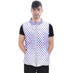 Star Curved Background Geometric Men s Puffer Vest by Mariart