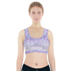 Star Curved Background Geometric Sports Bra With Pocket by Mariart