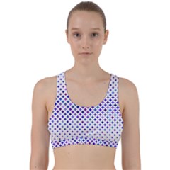 Star Curved Background Geometric Back Weave Sports Bra by Mariart