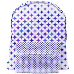 Star Curved Background Geometric Giant Full Print Backpack by Mariart