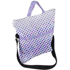 Star Curved Background Geometric Fold Over Handle Tote Bag by Mariart