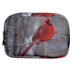 Northern Cardinal  Make Up Pouch (small) by WensdaiAmbrose