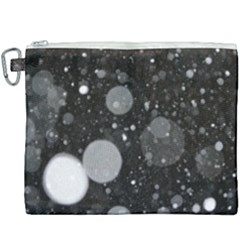 Splatter - Grayscale Canvas Cosmetic Bag (xxxl) by WensdaiAmbrose