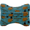 Groundhog day pattern Velour Seat Head Rest Cushion View2