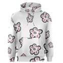 Plum Seamless Flower Men s Pullover Hoodie View1