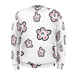 Plum Seamless Flower Men s Sweatshirt