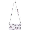 Plum Seamless Flower Mini Crossbody Handbag View2