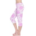 Peony Spring Flowers Capri Leggings  View3