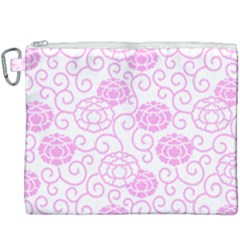 Peony Spring Flowers Canvas Cosmetic Bag (xxxl)