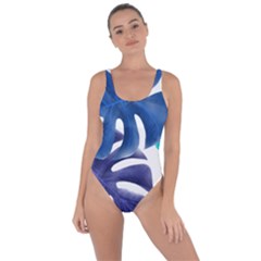 Leaves Tropical Blue Green Nature Bring Sexy Back Swimsuit