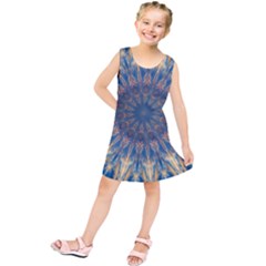 Kaleidoscope Mandala Kids  Tunic Dress by Alisyart