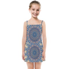 Kaleidoscope Mandala Kids  Summer Sun Dress