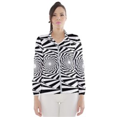 Pattern Texture Spiral Windbreaker (women)