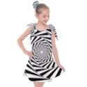 Pattern Texture Spiral Kids  Tie Up Tunic Dress View1