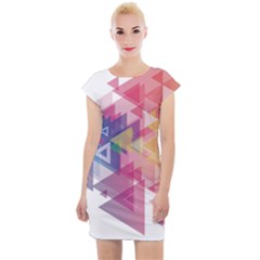 Science And Technology Triangle Cap Sleeve Bodycon Dress by Alisyart