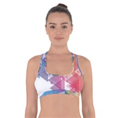 Science And Technology Triangle Cross Back Sports Bra by Alisyart