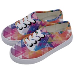 Science And Technology Triangle Kids  Classic Low Top Sneakers by Alisyart