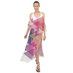 Science And Technology Triangle Maxi Chiffon Cover Up Dress by Alisyart