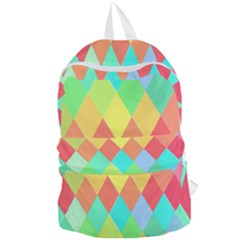 Low Poly Triangles Foldable Lightweight Backpack by Pakrebo