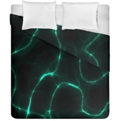 Green Pattern Background Abstract Duvet Cover Double Side (california King Size) by Pakrebo