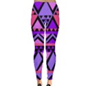 Seamless Purple Pink Pattern Leggings  View2