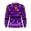 Seamless Purple Pink Pattern Women s Sweatshirt View2