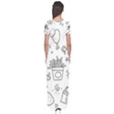 Set Chalk Out Scribble Collection Short Sleeve Maxi Dress View2