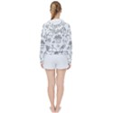 Set Chalk Out Scribble Collection Women s Tie Up Sweat View2