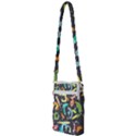 Repetition Seamless Child Sketch Multi Function Travel Bag View2
