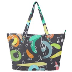 Repetition Seamless Child Sketch Full Print Shoulder Bag by Pakrebo