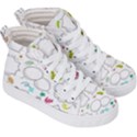 Set Chalk Out Chitchat Scribble Kids  Hi-Top Skate Sneakers View3