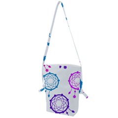 Dreamcatcher Dream Catcher Pattern Folding Shoulder Bag by Pakrebo