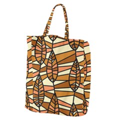 Autumn Leaf Mosaic Seamless Giant Grocery Tote