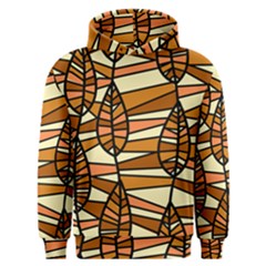 Autumn Leaf Mosaic Seamless Men s Overhead Hoodie