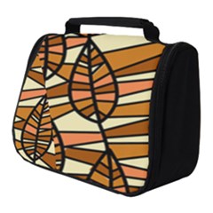 Autumn Leaf Mosaic Seamless Full Print Travel Pouch (Small)