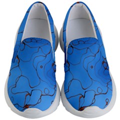 Pattern Background Abstract Kids  Lightweight Slip Ons by Pakrebo