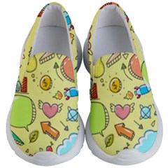 Cute Sketch Child Graphic Funny Kids  Lightweight Slip Ons by Pakrebo