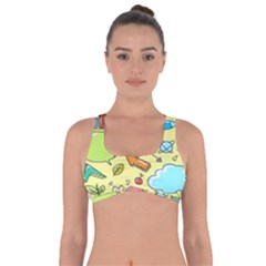 Cute Sketch Child Graphic Funny Got No Strings Sports Bra