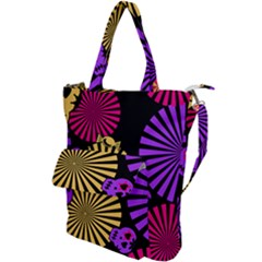 Seamless Halloween Day Of The Dead Shoulder Tote Bag