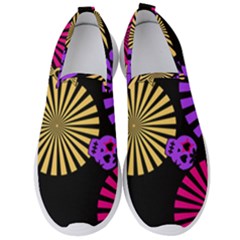 Seamless Halloween Day Of The Dead Men s Slip On Sneakers