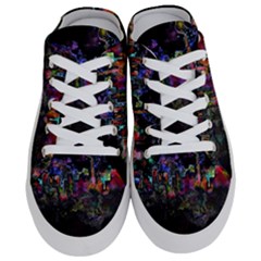 Grunge Paint Splatter Splash Ink Half Slippers by Pakrebo