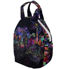 Grunge Paint Splatter Splash Ink Travel Backpacks by Pakrebo