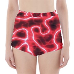 Pattern Background Abstract High-waisted Bikini Bottoms