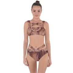 Pattern Background Structure Bandaged Up Bikini Set  by Pakrebo