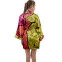 Pattern Background Abstract Long Sleeve Kimono Robe View2